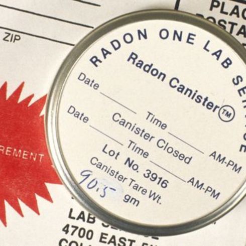 Radon lab reading