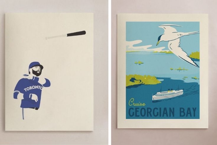 Stephanie Chen's art prints of the Toronto Blue Jays and Georgian Bay