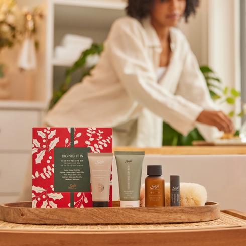spa product kit as a hostess gift idea