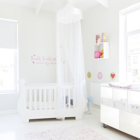 White baby nursery