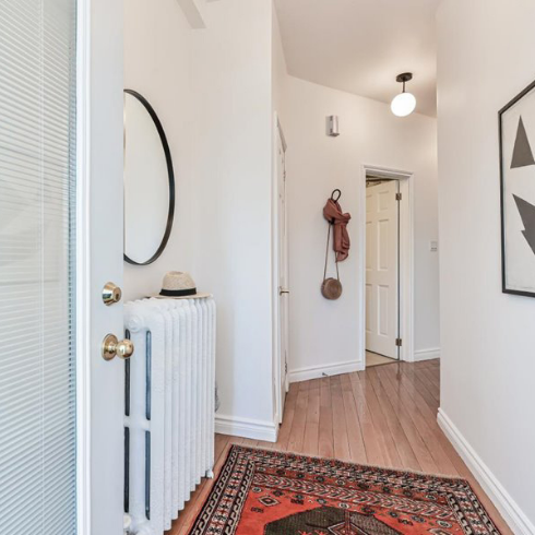 hallway of a rental property in Toronto for sale near High Park