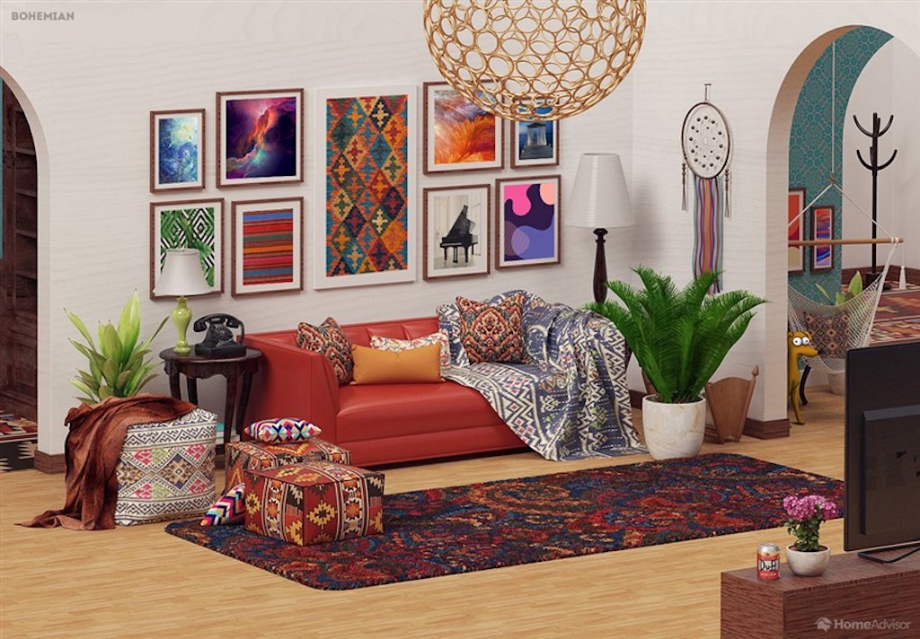 Living Room: Bohemian
