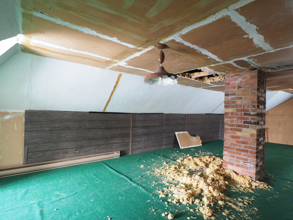 The attic pre-renovations