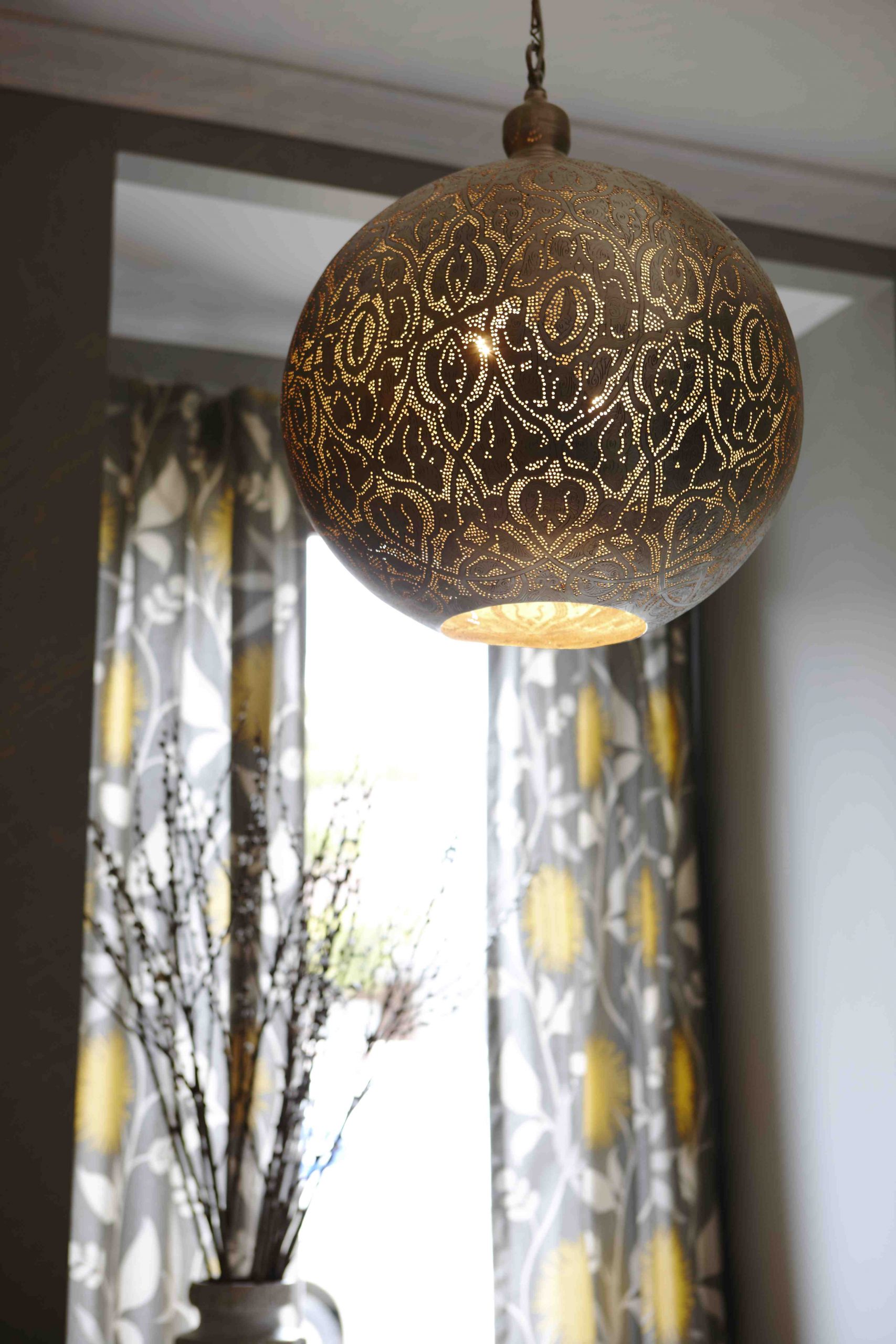 a showstopper pendant light with far eastern design