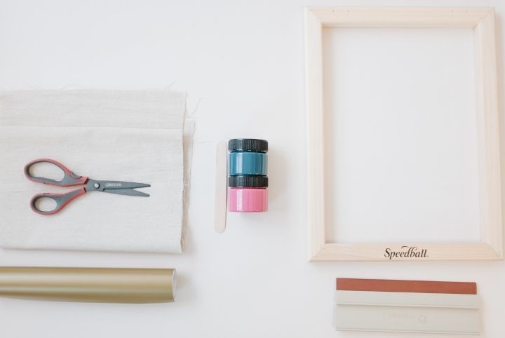 Sustainable DIY materials for screenprinting projects