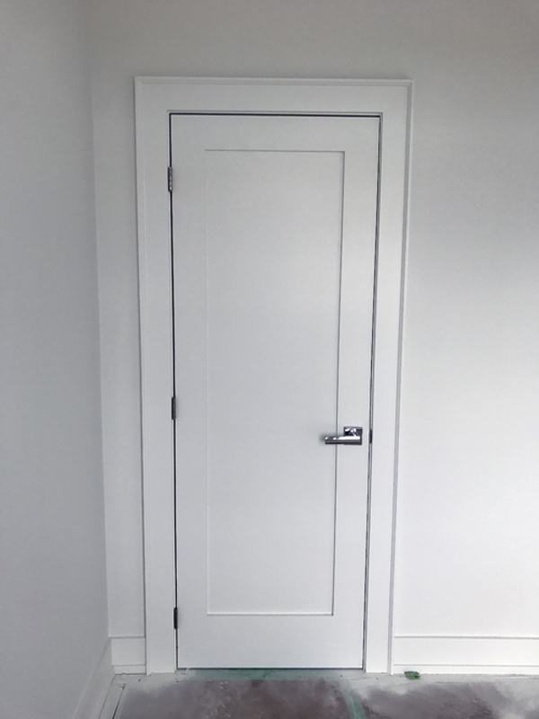 How to add moulding to basic door.