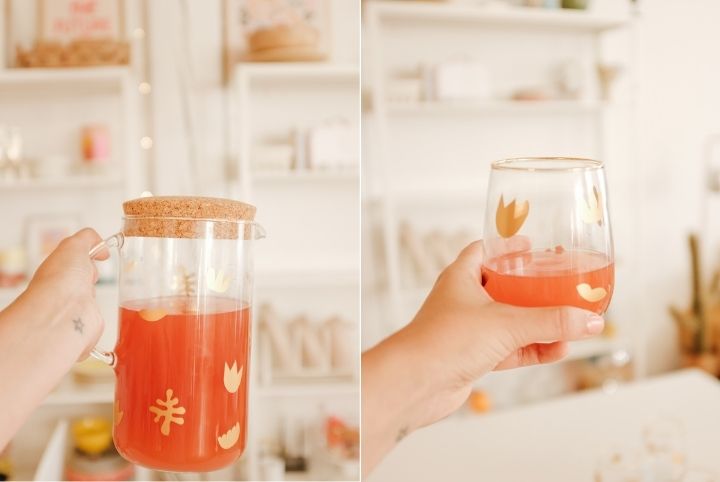 Make Your Own Gold Tumbler and Glasses for Your Next Party
