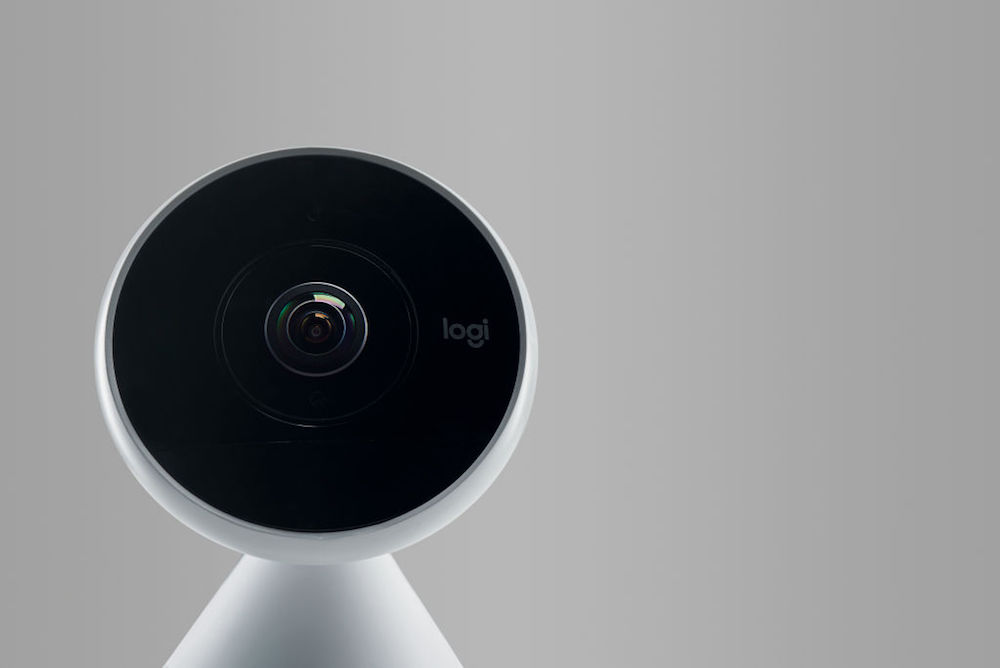 A Logitech Circle 2 home security camera