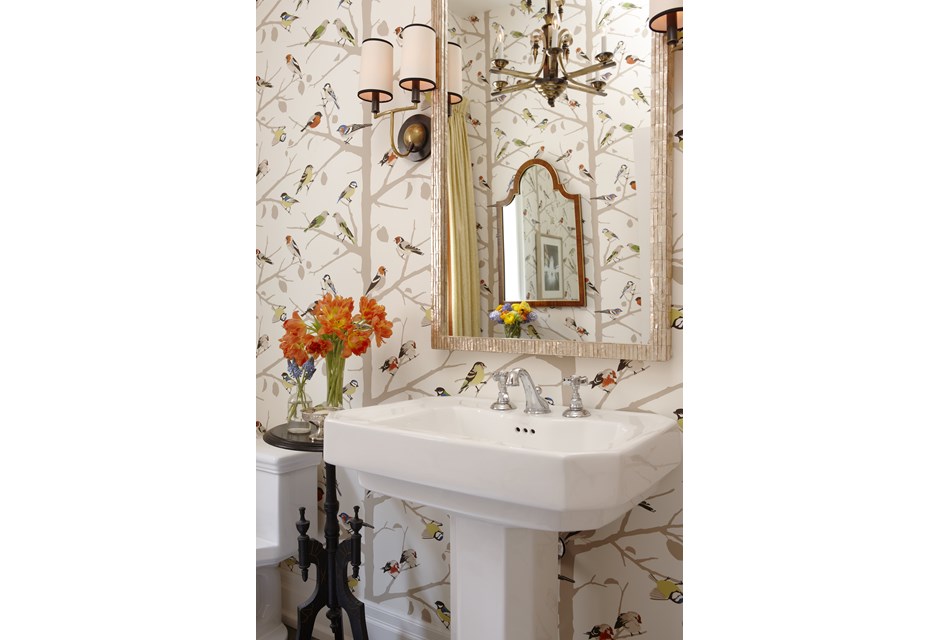 A Powder Room with Personality