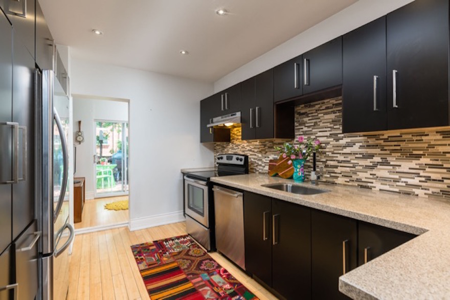 Kitchen of home in Toronto's Junction Triangle