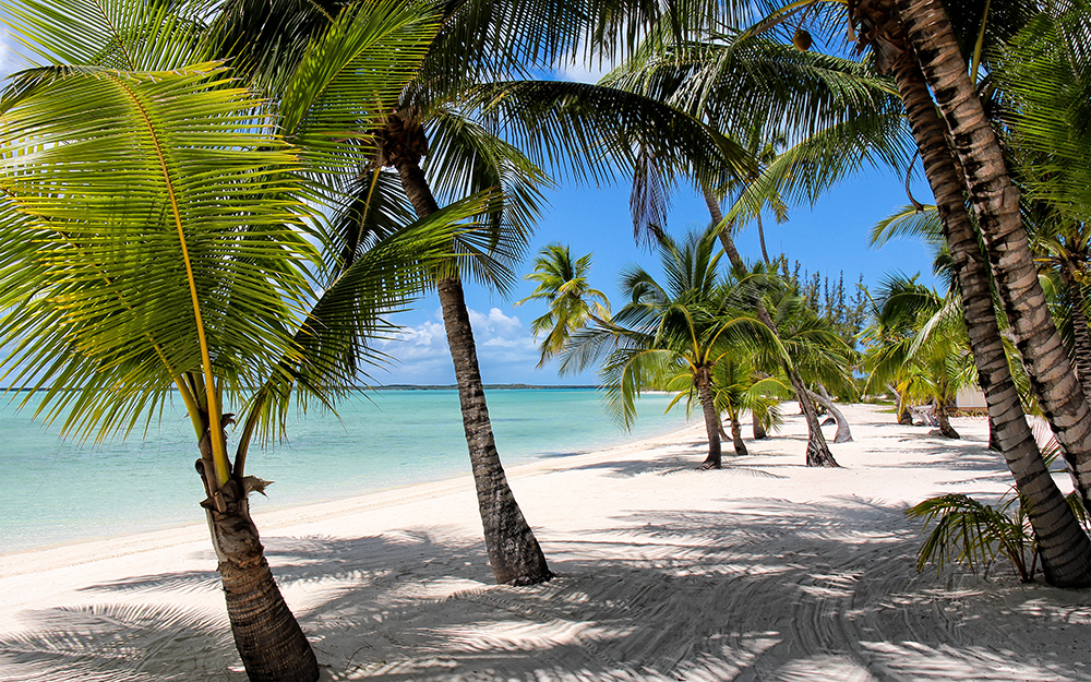 A deserted Island in Bahamas