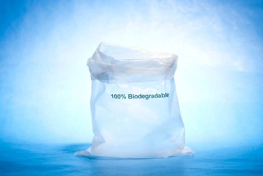 A biodegradable bag