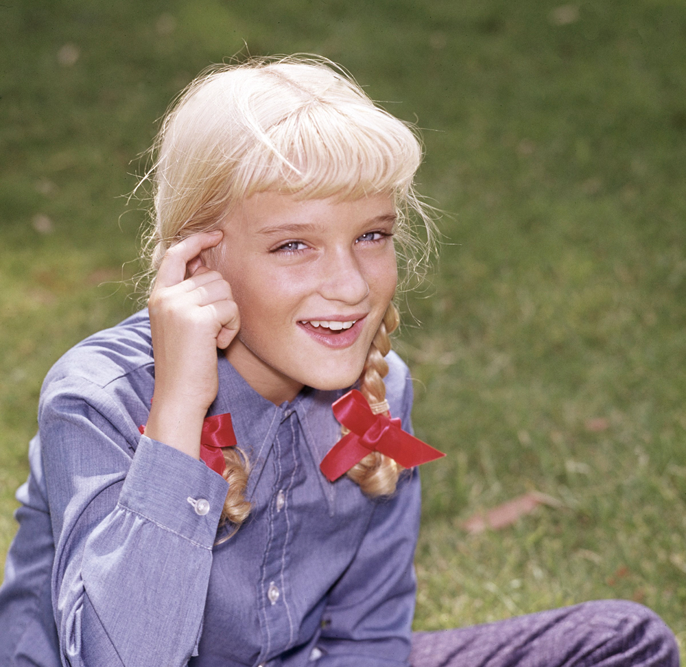 Former child star Susan Olsen on the set of The Brady Bunch in the 1970s