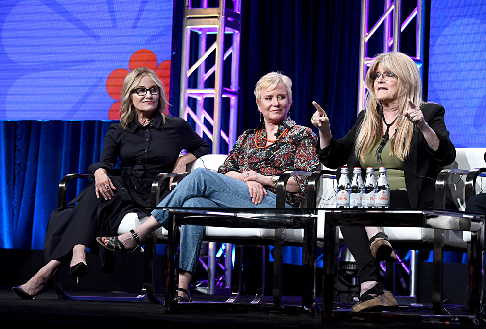 Former The Brady Bunch stars (left to right) Maureen McCormick, Eve Plumb and Susan Olsen