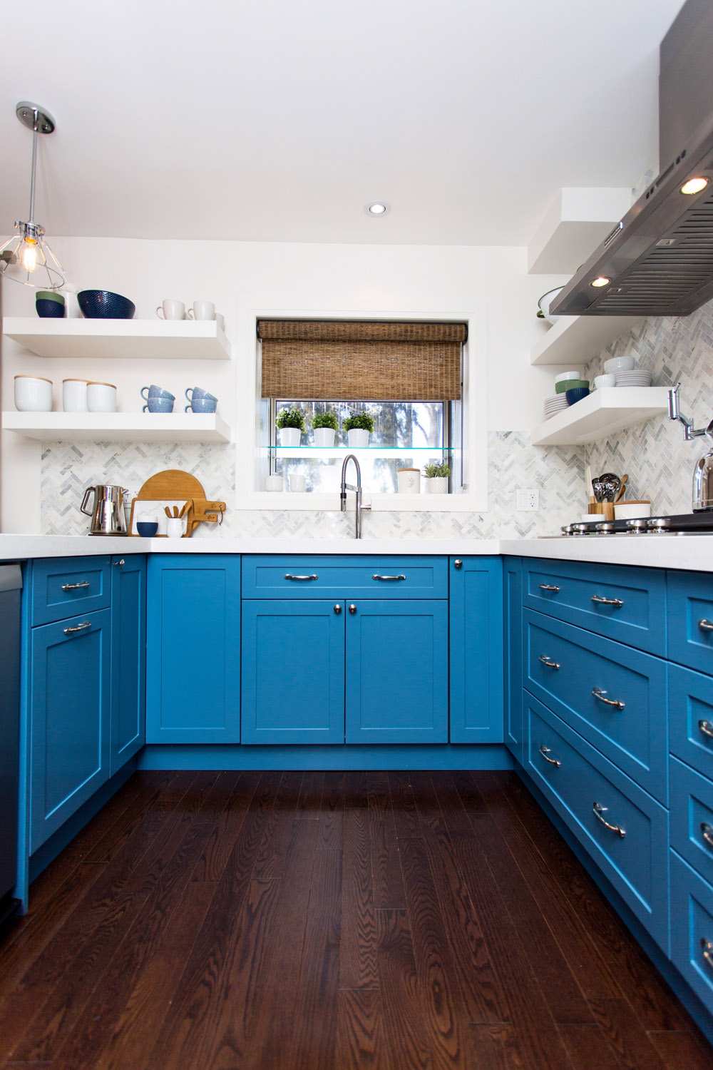 Bryan Baeumler Kitchen With Blue Cabinetry