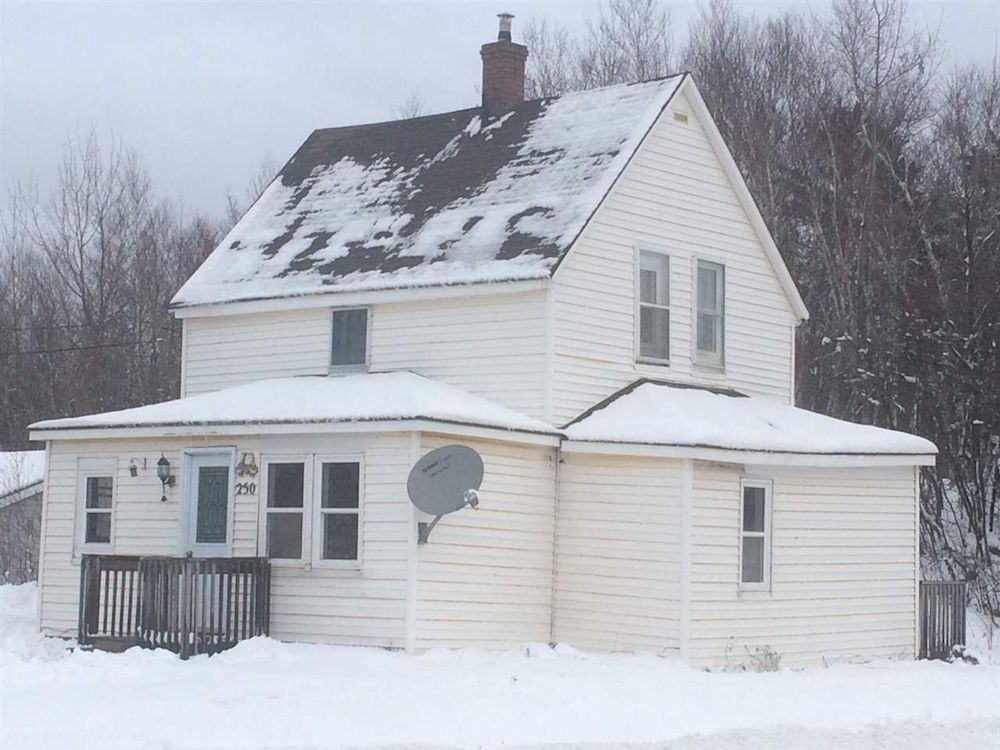 Nova Scotia home in winter