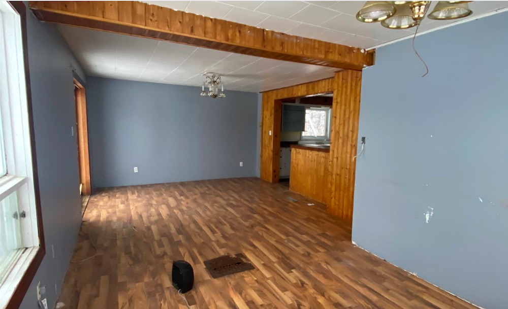 Interior of Ontario home featuring hardwood flooring