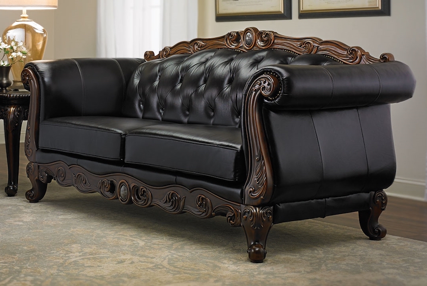 Timeless Sofa Styles And How To, Traditional Camel Back Leather Sofa