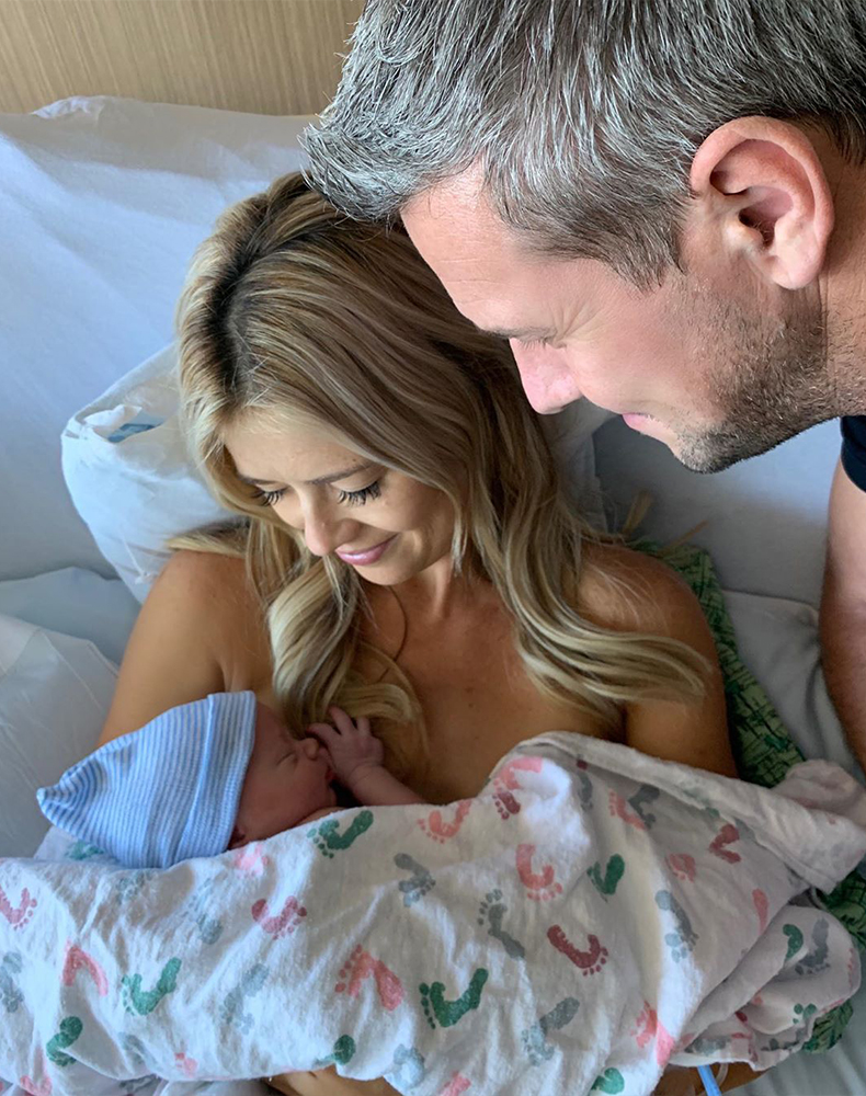 Christina and Ant Anstead with Baby