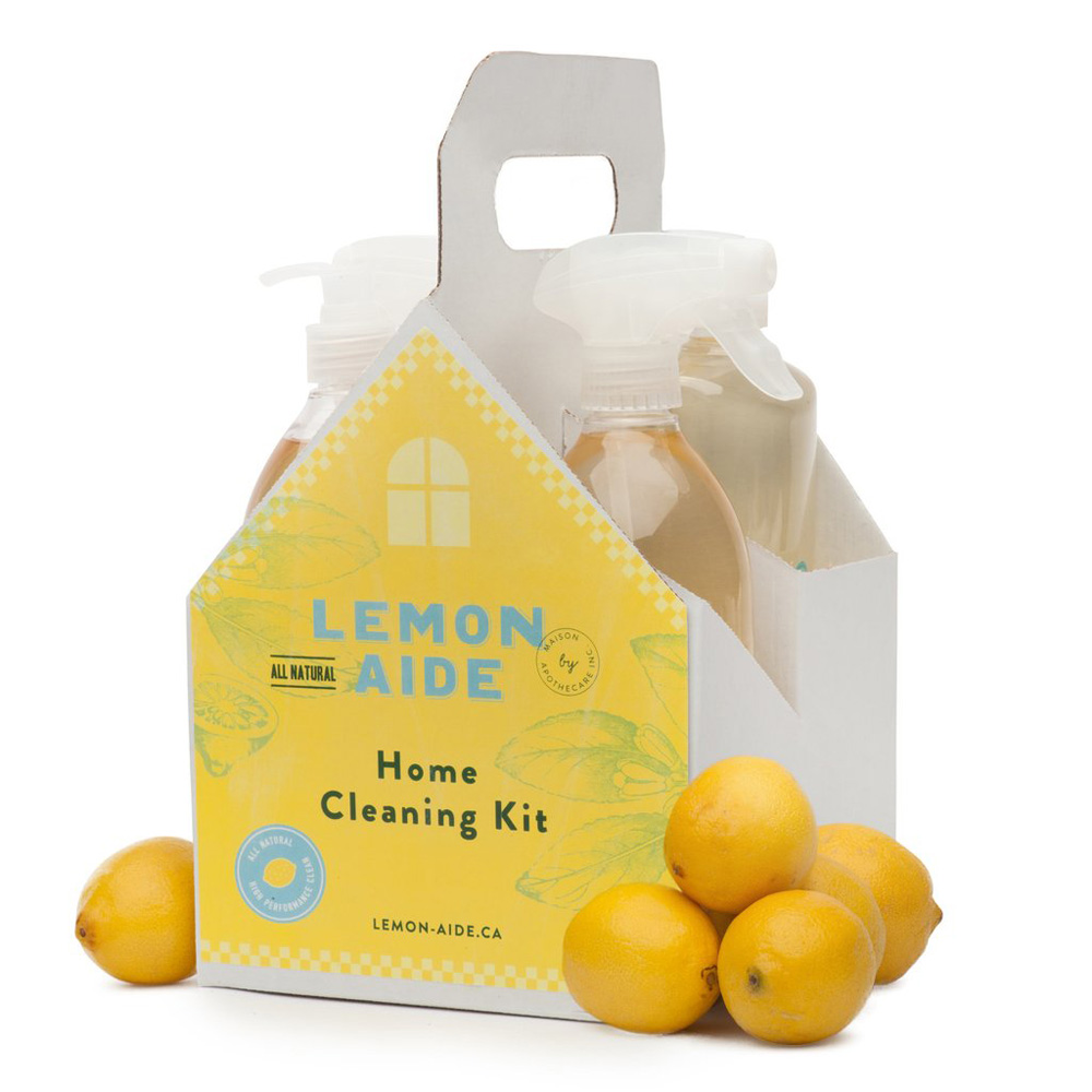 A Lemon Aide cleaning kit