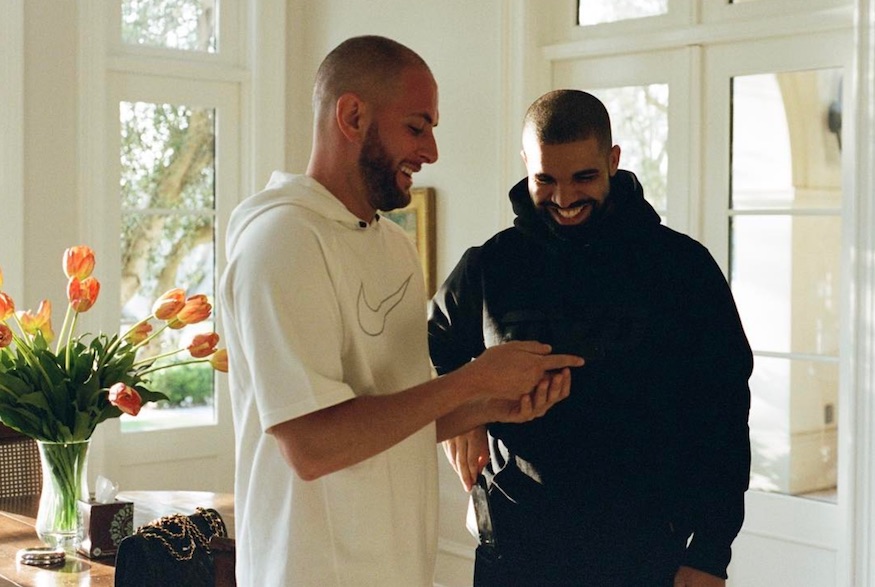 Drake in his Beverly Hills Airbnb rental