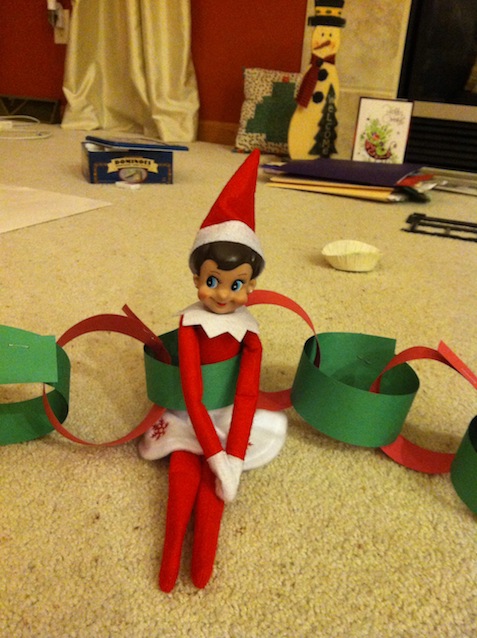 Elf on the Shelf in Paper crafts