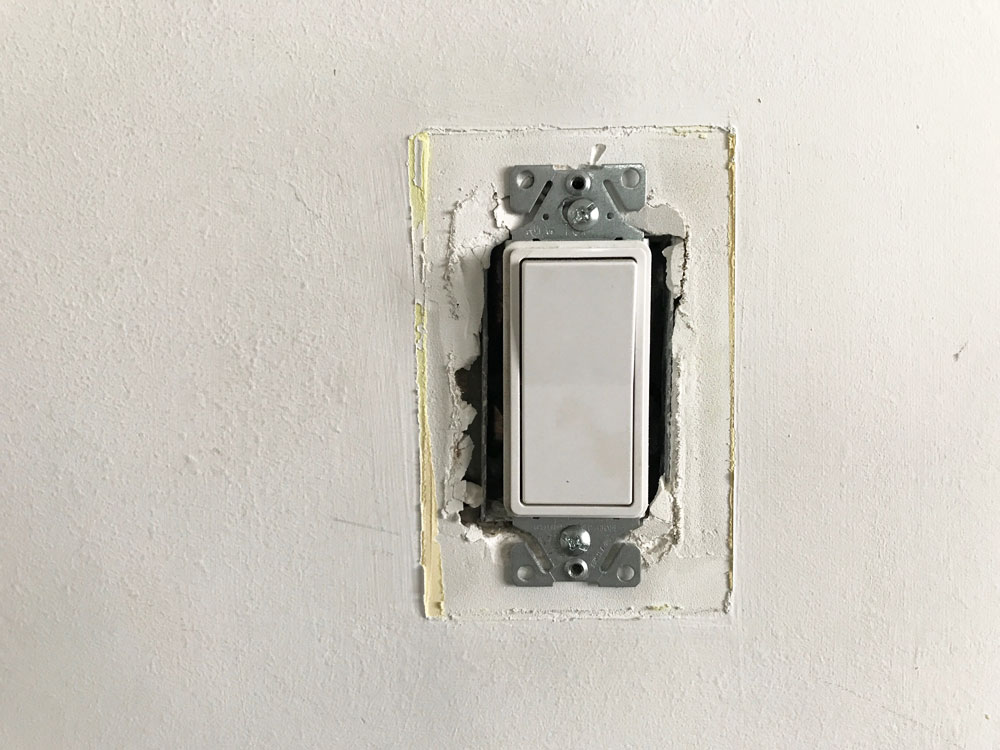 Crooked Switch Plates