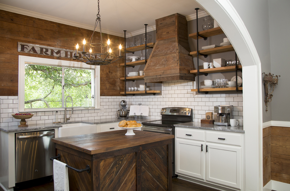 Stunning farmhouse-style kitchen