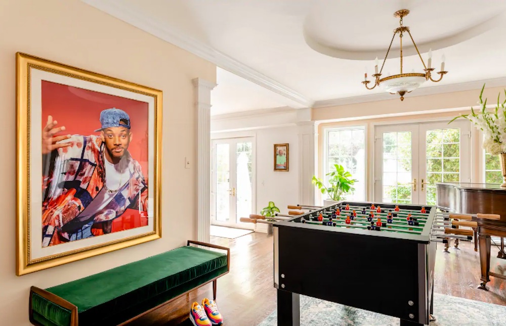 Living room in Fresh Prince mansion