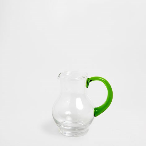 Zara Home Small Green Glass Jug