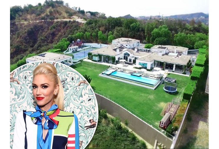 Gwen Stefani's Expansive Beverly Hills Estate Back on the Market for ...