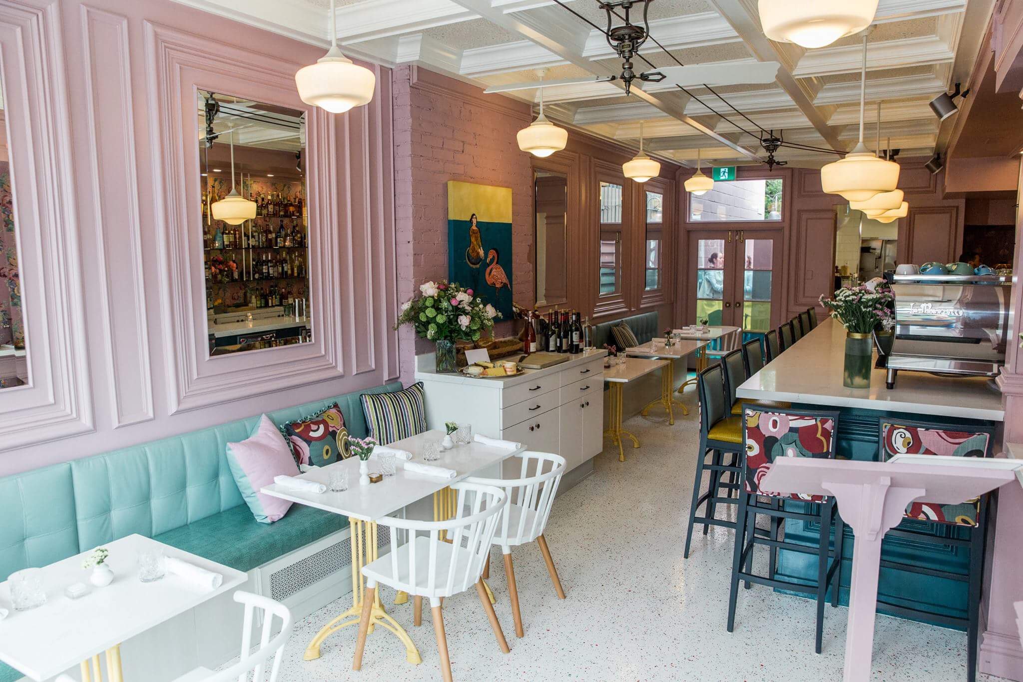 11. Cafe Cancan is Pretty in Pink