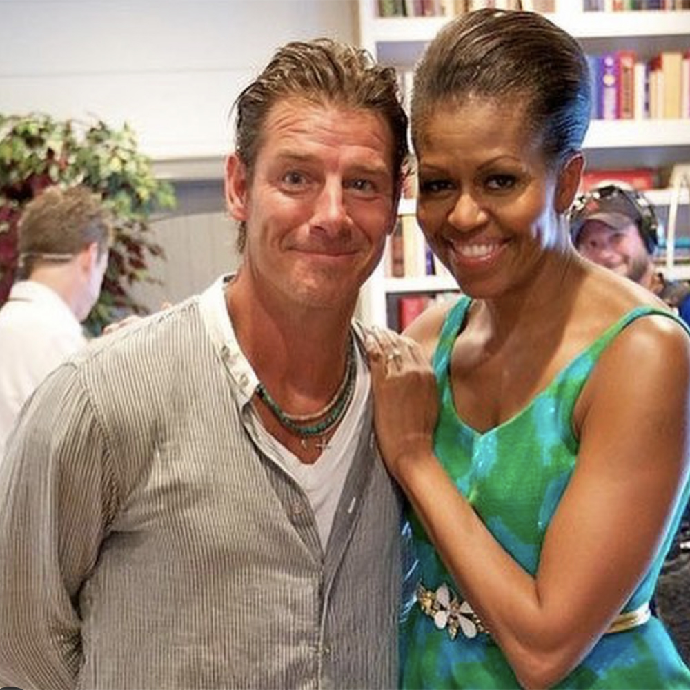 Ty Pennington with Michelle Obama