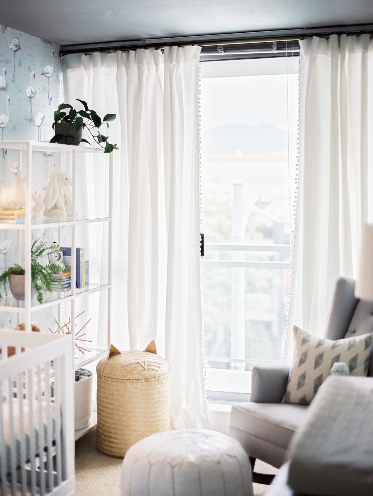 Soft and soothing nursery by Toronto's Jacquelyn Clark