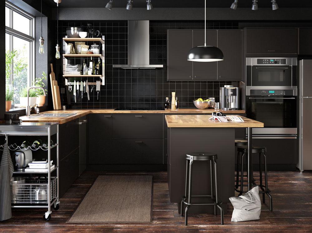 Kitchen Trend 2019: Matte Black Cabinetry