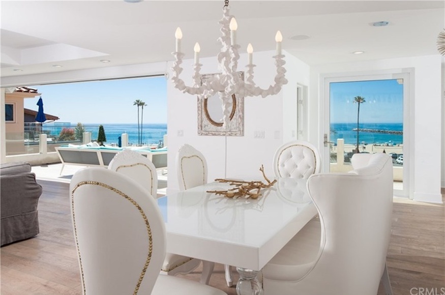 Dining Room of Real Housewives of Orange County Kelly Dodd's California mansion