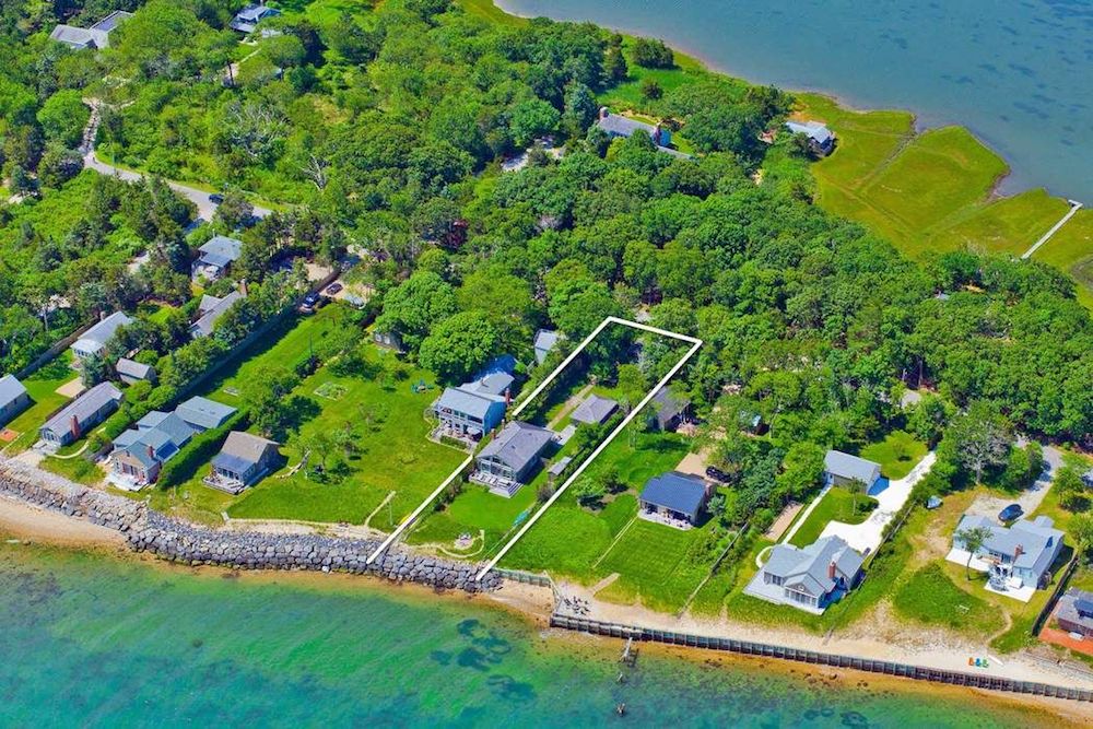 oceanfront lot in the Hamptons