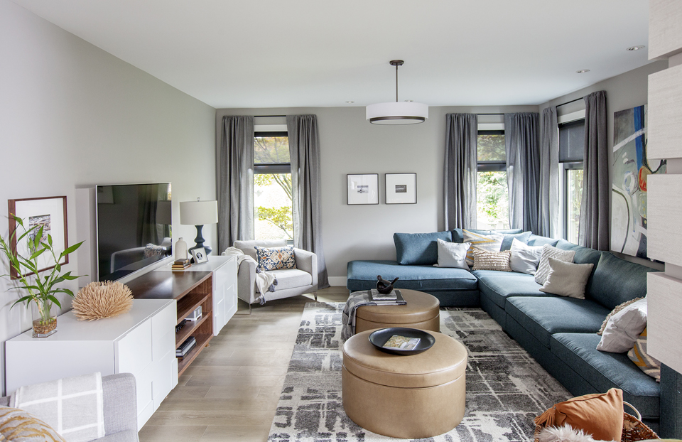 Jillian Harris designs stylish and spacious family home.