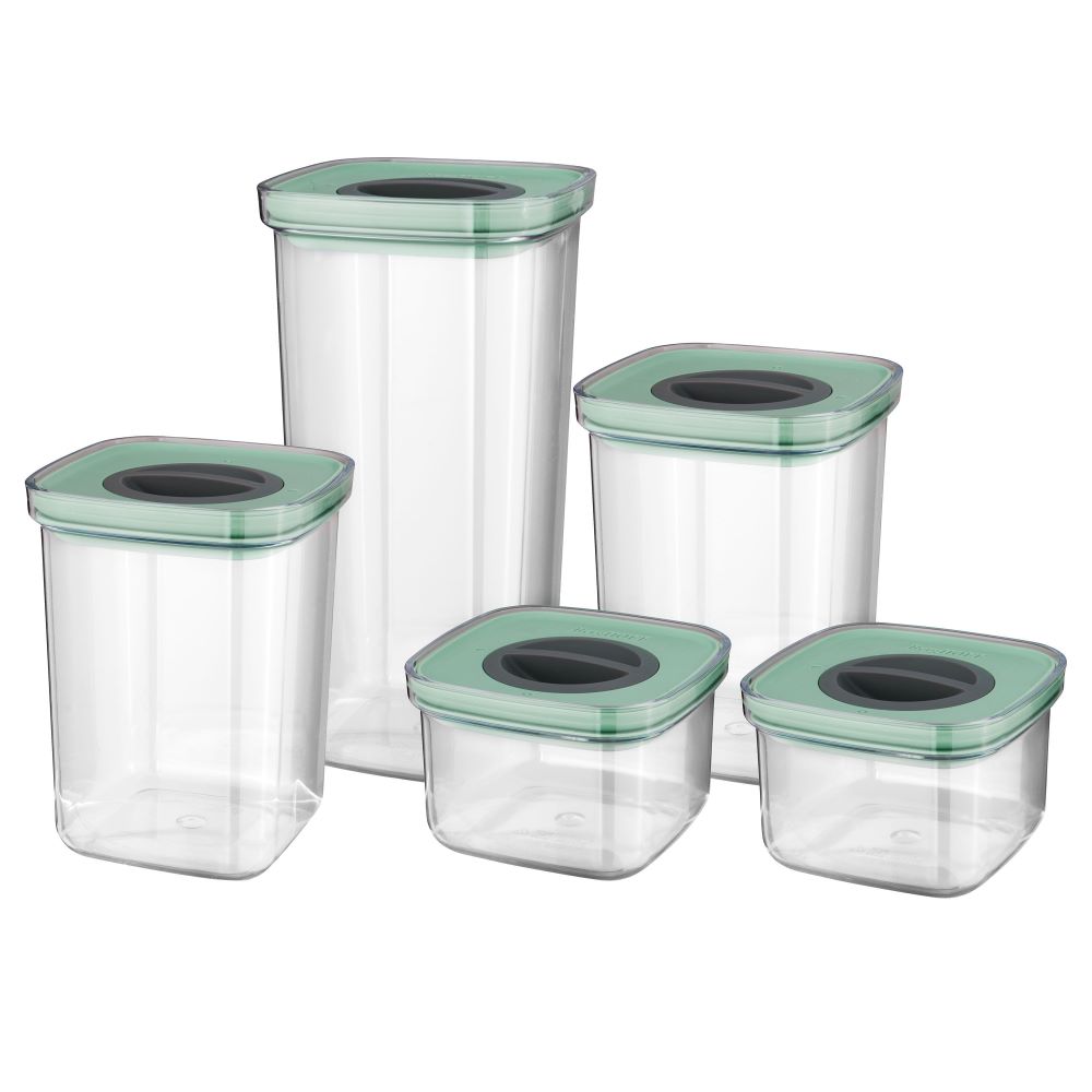 kitchen storage containers that are clear and stackable