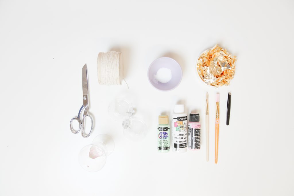 materials you need to create your own painted ornaments