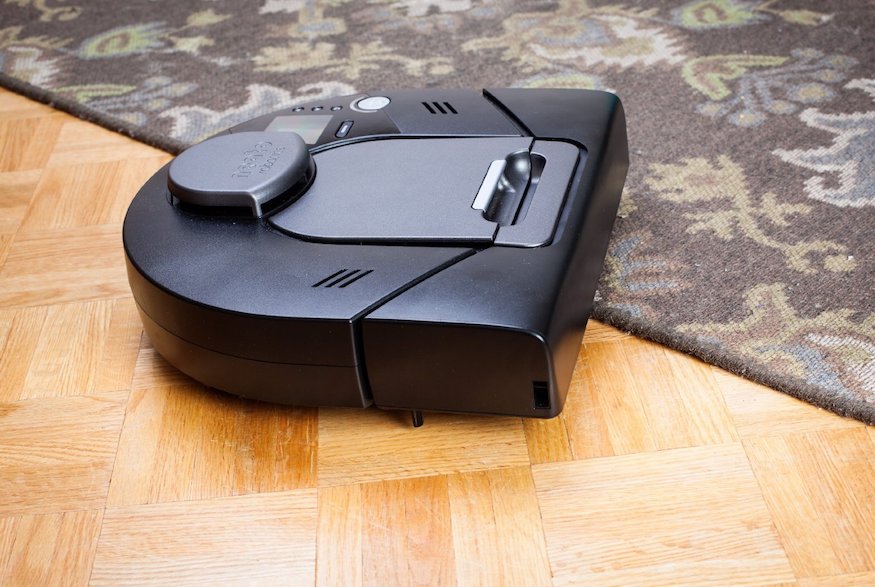 Neato XV Signature Pro Robotic Vacuum vacuuming a floor