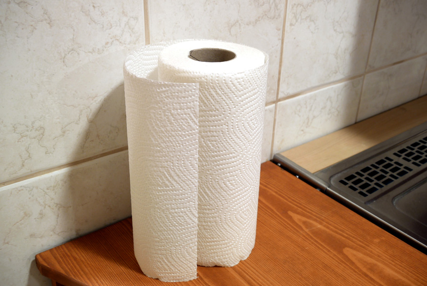 Roll of paper towels