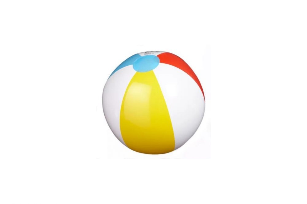 Colourful beach ball