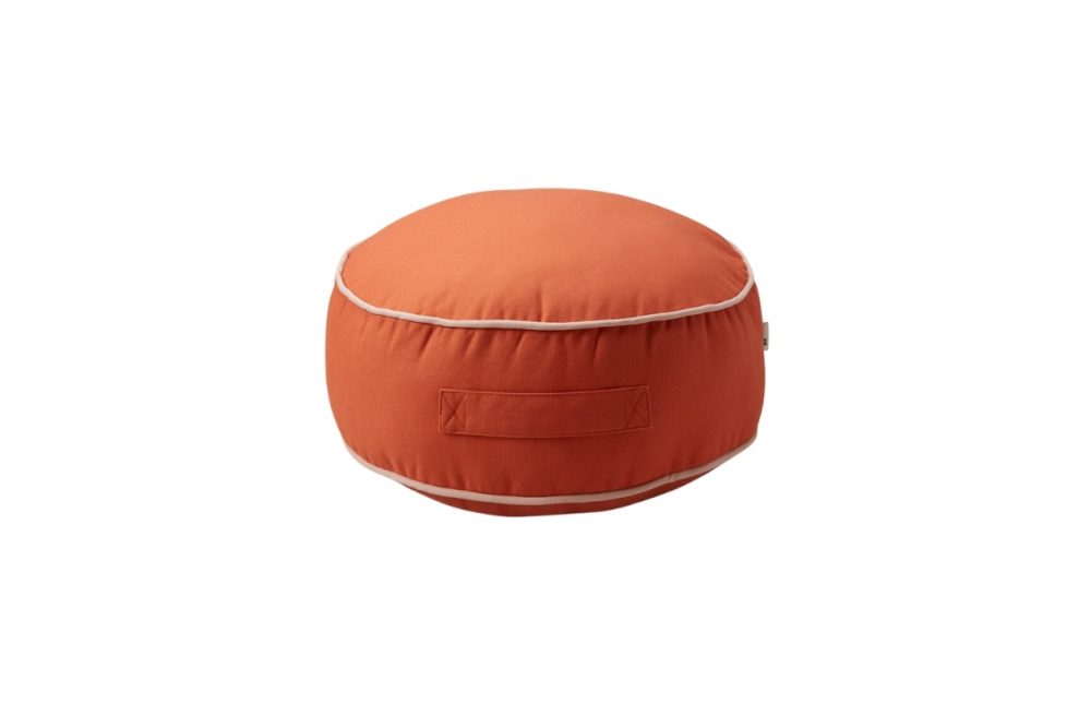 Orange lounge pillow