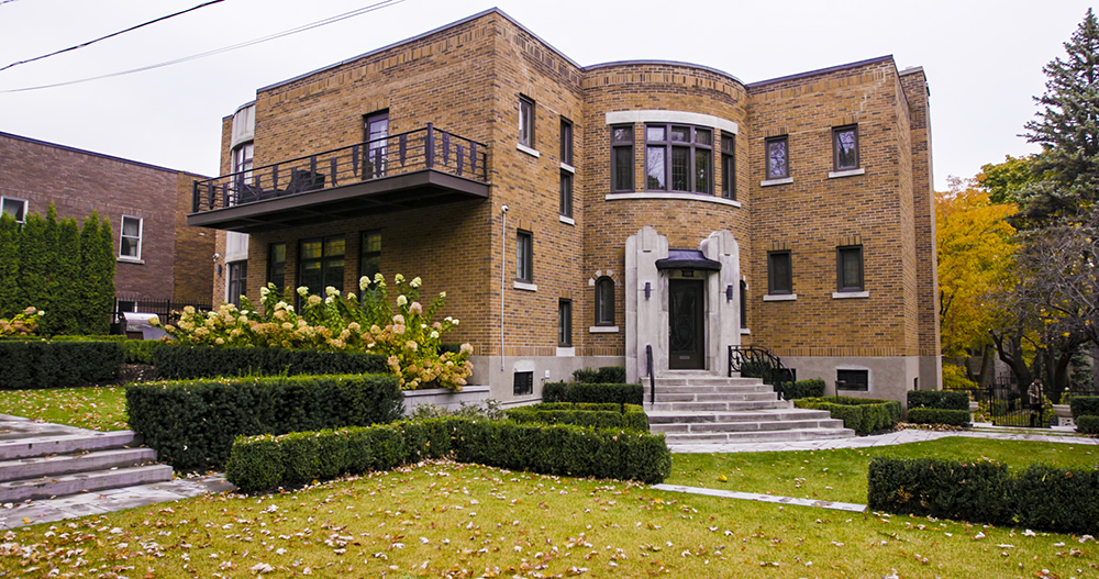Grassi House's design inspiration in Montreal, Quebec.