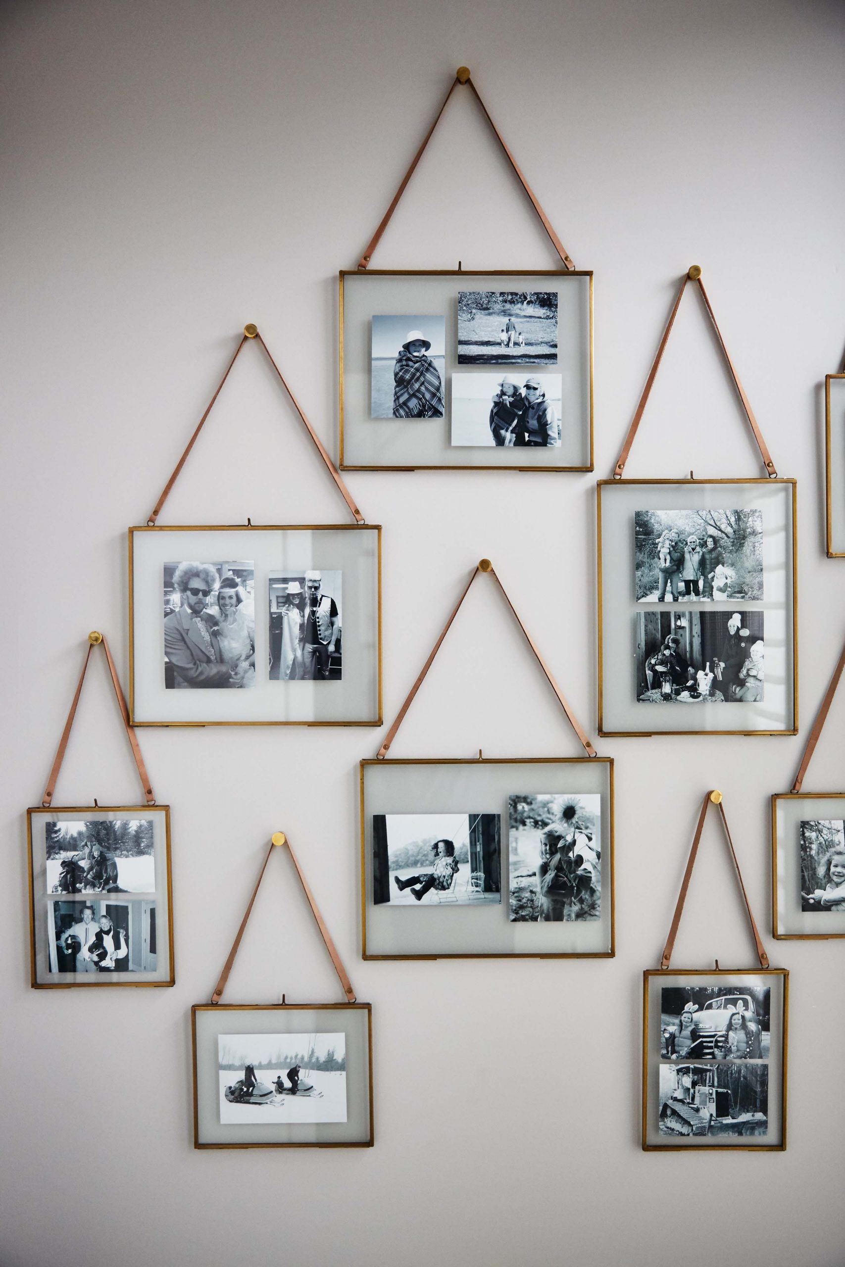 Gallery walls and photos displays should be constantly evolving in family homes.