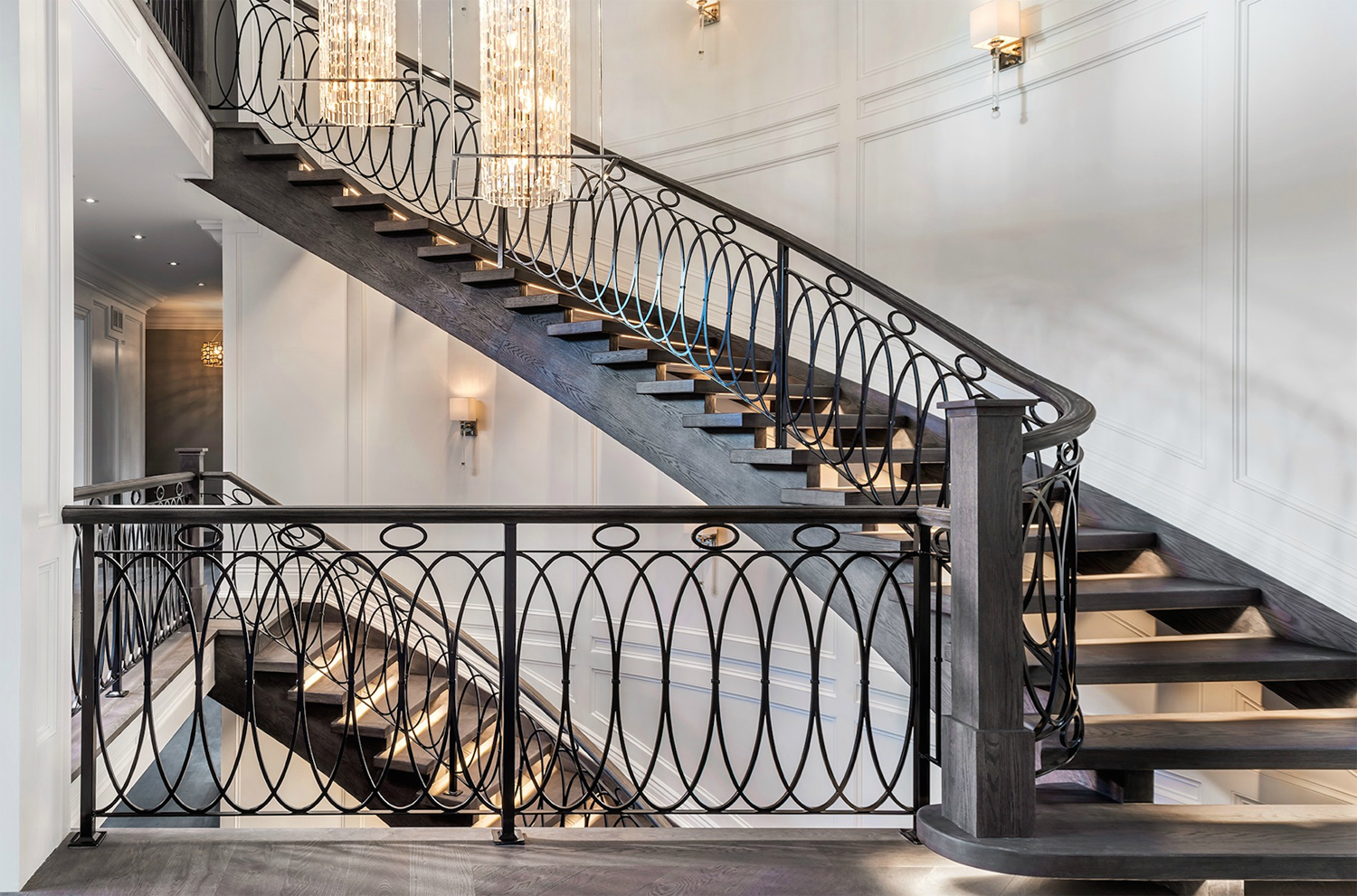 A luxurious staircase