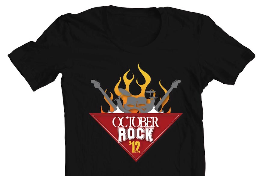 Sentimental rock concert t-shirt