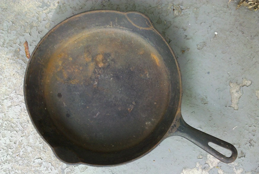 Rusty Cast Iron Pans