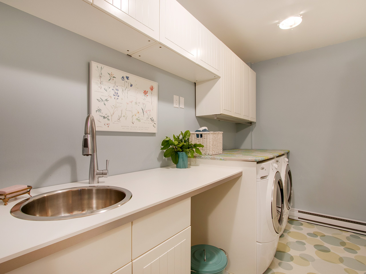 Laundry room of Lions Bay home of Love It Or List It star Todd Talbot